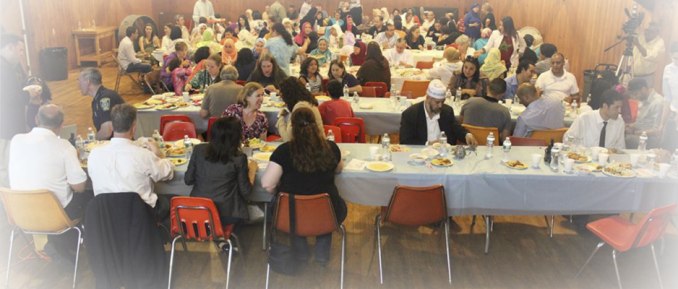 Community Ramadan Iftar in Malden 2014